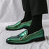 Elegant Men's Leather Loafers with Tassel Design - Comfortable Slip-On Moccasin Shoes for Formal Business and Casual Occasions, Available in Big Sizes 38-48